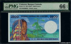 2500 Francs COMORES 1997 P.13 NEUF