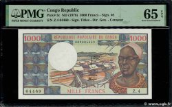 1000 Francs type 1973 CONGO 1978 A.213c ST