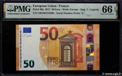 50 Euros EUROPA 2017 P.30u FDC