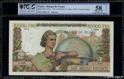 10000 Francs GÉNIE FRANÇAIS FRANCE 1953 F.50.64 AU