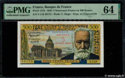 5 NF sur 500 Francs Victor HUGO FRANCE 1959 F.52.02