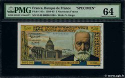 5 Nouveaux Francs VICTOR HUGO Spécimen FRANCE 1959 F.56.01Spn