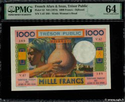 1000 Francs AFARS ET ISSAS 1974 P.32