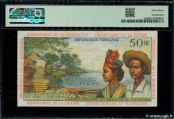 50 Nouveaux Francs FRENCH ANTILLES 1962 P.06a fST+
