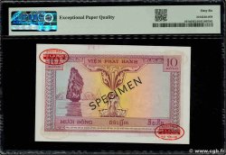 10 Piastres - 10 Dong Spécimen INDOCHINE FRANÇAISE 1953 P.107s NEUF