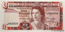 1 Pound GIBRALTAR 1975 P.20a NEUF