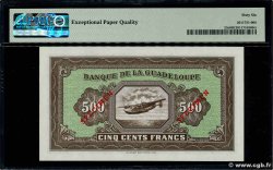 500 Francs Spécimen GUADELOUPE 1945 P.25s NEUF