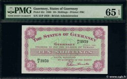10 Shillings GUERNSEY 1966 P.42c UNC