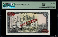 50 Livres Spécimen LIBAN 1978 P.065bs SPL