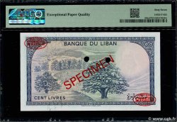 100 Livres Spécimen LEBANON 1977 P.066bs UNC