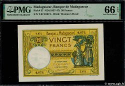 20 Francs MADAGASCAR 1948 P.037 NEUF