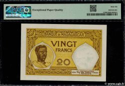 20 Francs MADAGASCAR 1948 P.037 NEUF