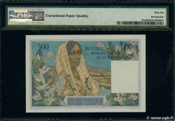 500 Francs Épreuve MADAGASCAR 1951 P.047p FDC
