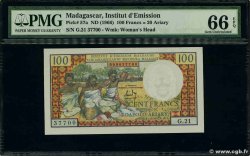 100 Francs - 20 Ariary MADAGASCAR 1966 P.057a NEUF