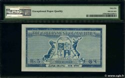 5 Rupees ISOLE MAURIZIE 1954 P.27 FDC