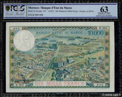 10000 Francs MAROC 1955 P.52 pr.NEUF