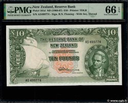 10 Pounds NEW ZEALAND 1967 P.161d UNC