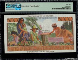 100 NF sur 5000 Francs Schoelcher ÎLE DE LA RÉUNION 1971 P.56b pr.NEUF