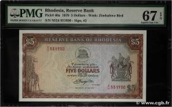 5 Dollars RHODÉSIE 1979 P.40a NEUF