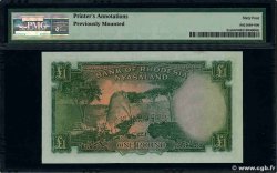 1 Pound Spécimen RHODESIA AND NYASALAND (Federation of) 1961 P.21bs UNC-