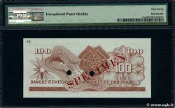100 Francs Spécimen RWANDA BURUNDI 1960 P.05cts ST