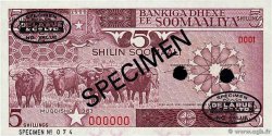 5 Shilin Spécimen SOMALIA 1983 P.31as FDC