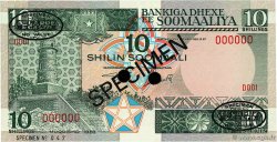 10 Shilin Spécimen SOMALIA 1983 P.32as UNC