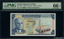 1/2 Dinar TUNISIE 1965 P.62a NEUF