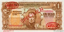 1 Peso Spécimen URUGUAY 1939 P.035cs SC+