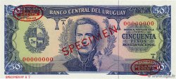 50 Pesos Spécimen URUGUAY 1967 P.046s UNC