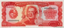 100 Pesos Spécimen URUGUAY 1967 P.047s ST