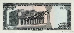 10000 Pesos Spécimen URUGUAY 1967 P.051s UNC