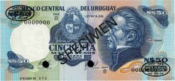 50 Nuevos Pesos Spécimen URUGUAY 1978 P.061as FDC