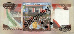 5000 Nuevos Pesos Spécimen URUGUAY 1983 P.065as UNC