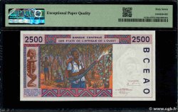 2500 Francs ESTADOS DEL OESTE AFRICANO 1994 P.412Dc FDC