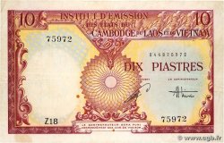 10 Piastres - 10 Dong INDOCHINE FRANÇAISE 1953 P.107