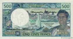 500 Francs NEW HEBRIDES 1970 P.19a UNC-