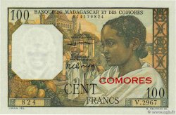 100 Francs COMORE 1963 P.03b2 FDC