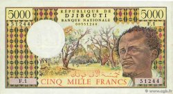 5000 Francs DJIBOUTI 1979 P.38a TTB