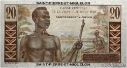 20 Francs Émile Gentil SAN PEDRO Y MIGUELóN 1946 P.24 SC+