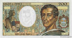 200 Francs MONTESQUIEU Fauté FRANCE 1983 F.70.03 SUP