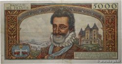 5000 Francs HENRI IV FRANCE 1957 F.49.01 TTB
