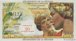 20 NF sur 1000 Francs Union Française ÎLE DE LA RÉUNION 1971 P.55b pr.NEUF