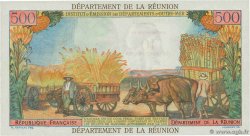 10 NF sur 500 Francs Pointe à Pitre ISLA DE LA REUNIóN 1971 P.54b SC+