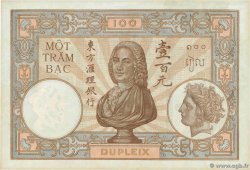 100 Piastres INDOCHINE FRANÇAISE 1936 P.051d SUP+