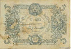 5 Francs TUNISIA 1925 P.01 VG