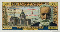 5 NF sur 500 Francs Victor HUGO FRANCE 1959 F.52.02 SPL+