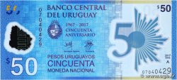 50 Pesos Commémoratif URUGUAY 2017 P.100