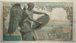 100 Francs DESCARTES FRANCE 1942 F.27.01 TTB