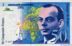50 Francs SAINT-EXUPÉRY Sans STRAP Fauté FRANKREICH 1993 F.72f4.02
